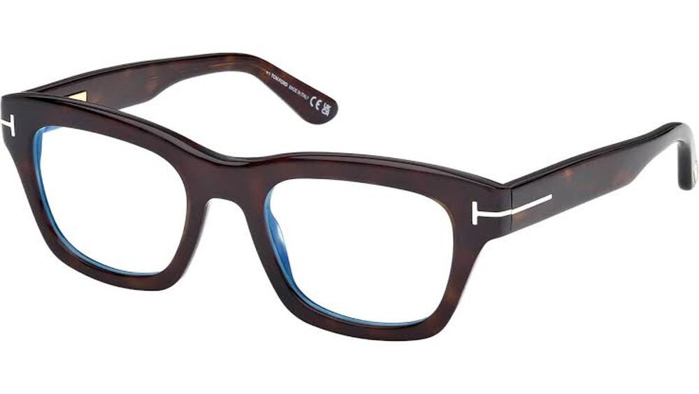 Tom Ford FT6036-B Havana Brown Square Bluelight Frames
